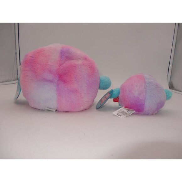 BUM BUMZ RetroBumz Megs The Peace Sign 8” Soft Plush Kellytoy NWT NEW and 5" - Picture 7 of 10